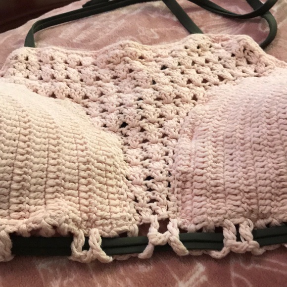 Crocheted BIKINI Top by XHILARATION - Picture 4 of 5